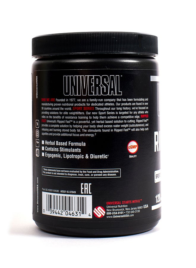 UNIVERSAL NUTRITION - Ripped Fast Diatery Supplement -120 Capsules - Image 1