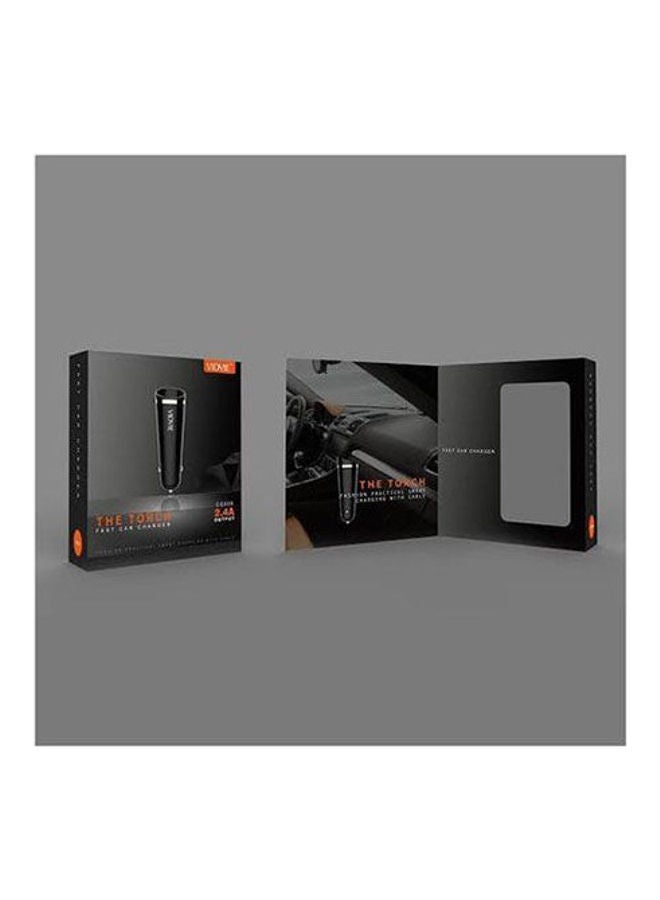 فيدفي Cc-506 Fast Car Charger - 2.4a Black - Image 1