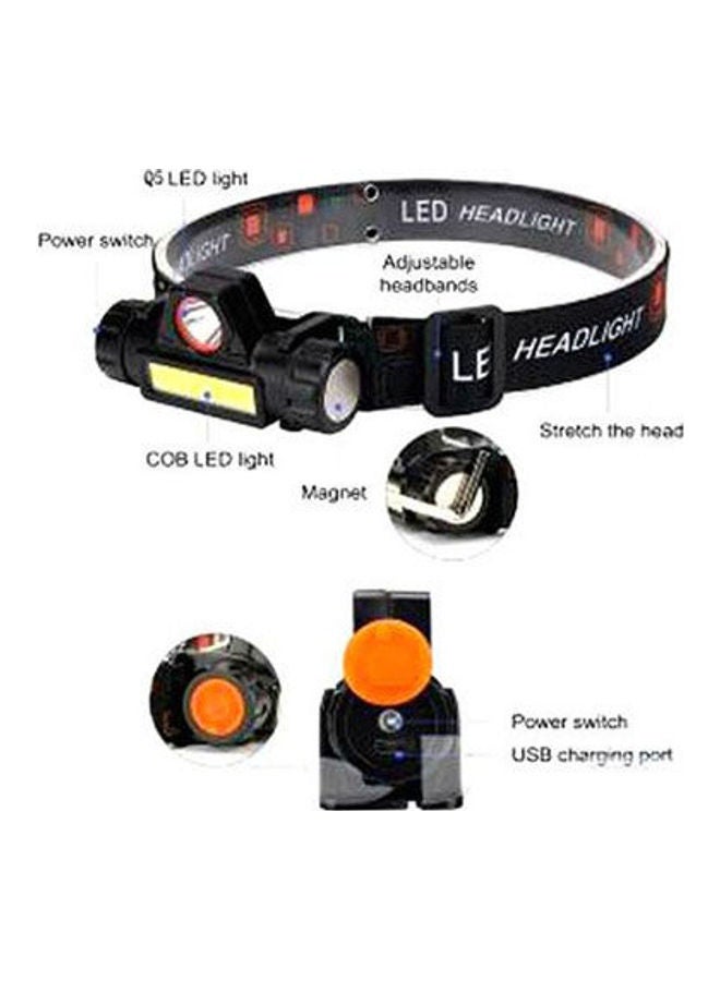 Generic - Headlamp For Safari, Camping And Hiking Black - Image 1