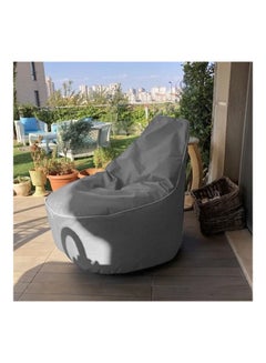 AMERICAN POLO Solly | Linen Bean Bag Chair Burgundy Meduim  - Image 5