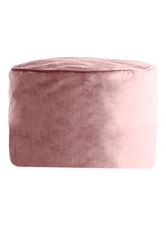 Kunzita Velvet Round Bean Bag Pink 100x100x40cm  - Image 1