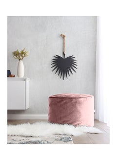 Kunzita Velvet Round Bean Bag Pink 100x100x40cm  - Image 2
