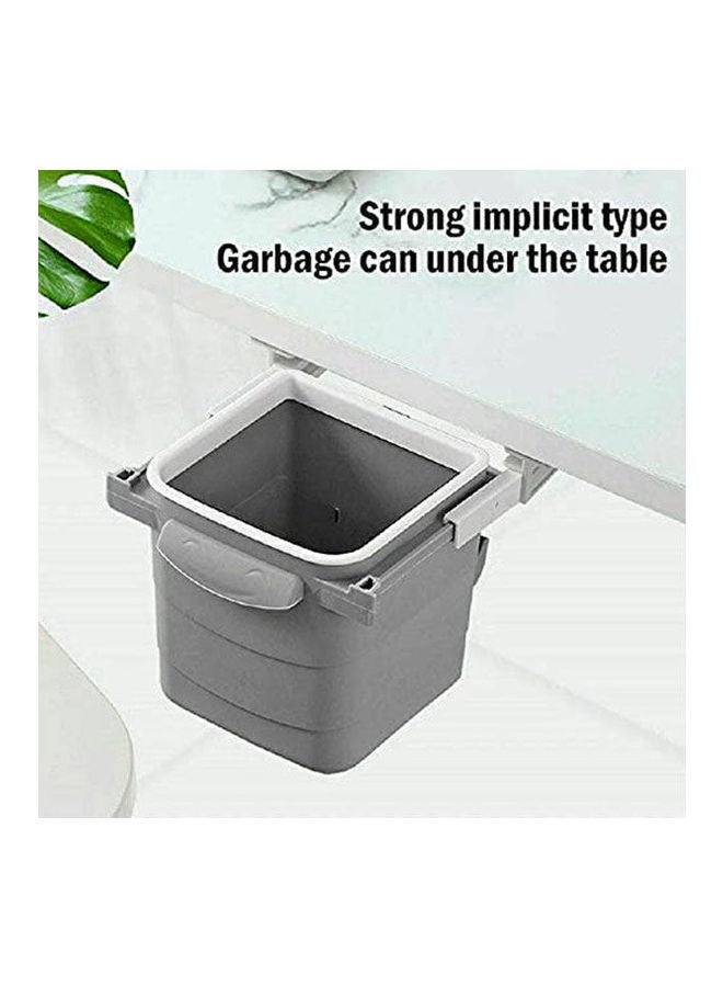 Generic - Drawer Trash Can Grey 23x14cm - Image 1
