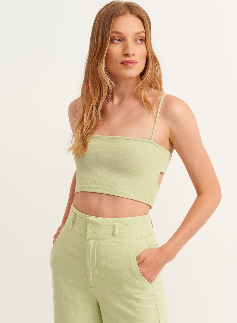 OXXO - Padded Tunic With Fashionable  Details Green - Image 1