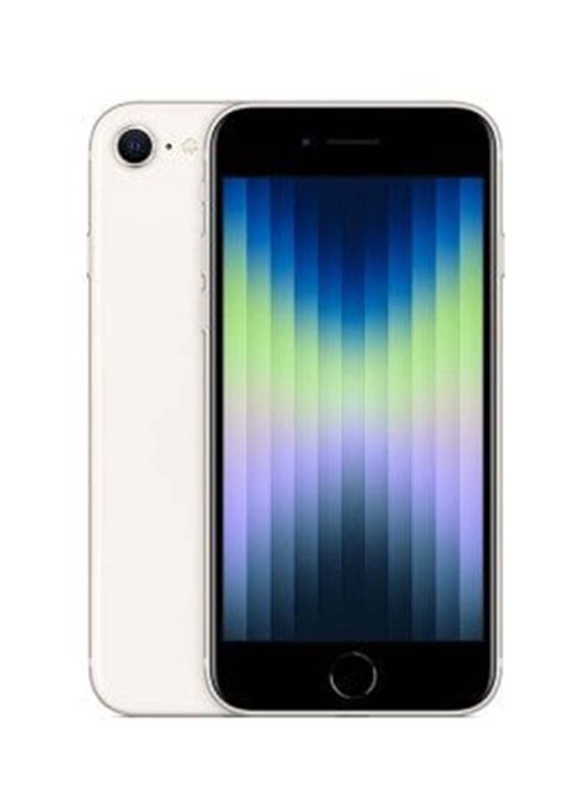 ابل  هاتف آيفون SE لعام 2022 (الجيل الثالث) بذاكرة داخلية سعة 256 جيجابايت بلون ضوء النجوم ويدعم تقنية 5G - إصدار الإمارات العربية المتحدة - Image 2