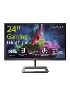 23.8 inch, 242E1GAJ, Full HD gaming monitor, 144 Hz refresh rate, 1ms refresh rate, AMD FreeSync Premium , Speakers Black