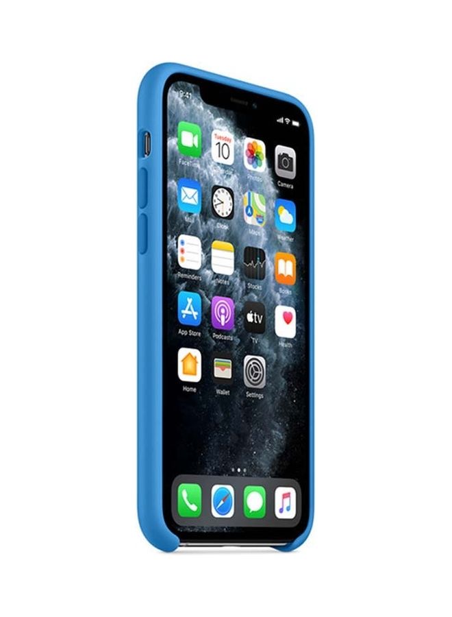 Apple - iPhone 11 Pro Silicone Case - Surf Blue - Image 1