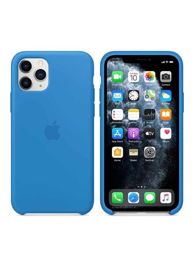 Apple - iPhone 11 Pro Silicone Case - Surf Blue - Image 1