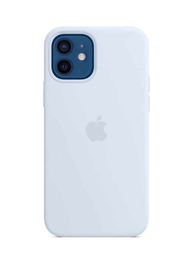 Apple - iPhone 12 | 12 Pro Silicone Case with MagSafe - Cloud Blue - Image 1