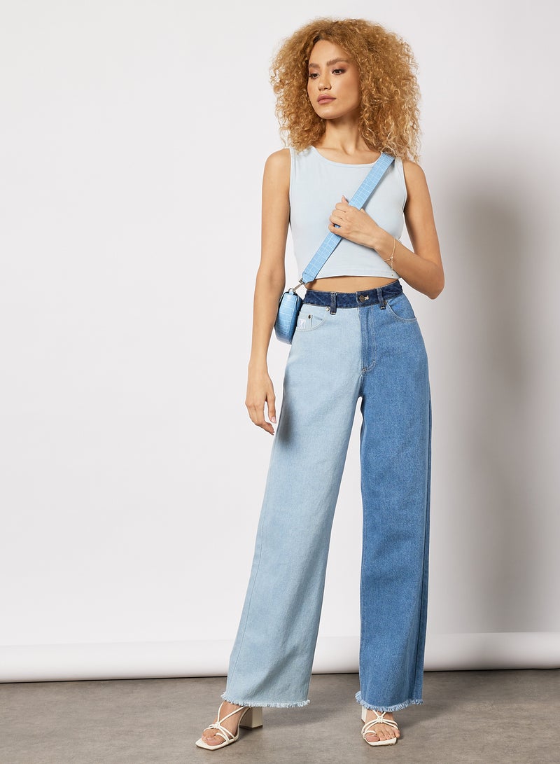 Sleeveless Crop Top Blue - v1646981065/N46947239V_3