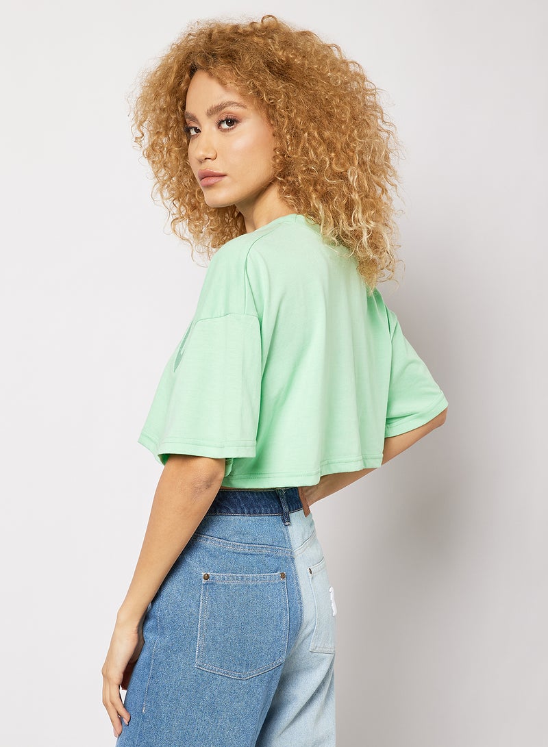 Sivvi x GenM - San Diego Crop Top Green - Image 1