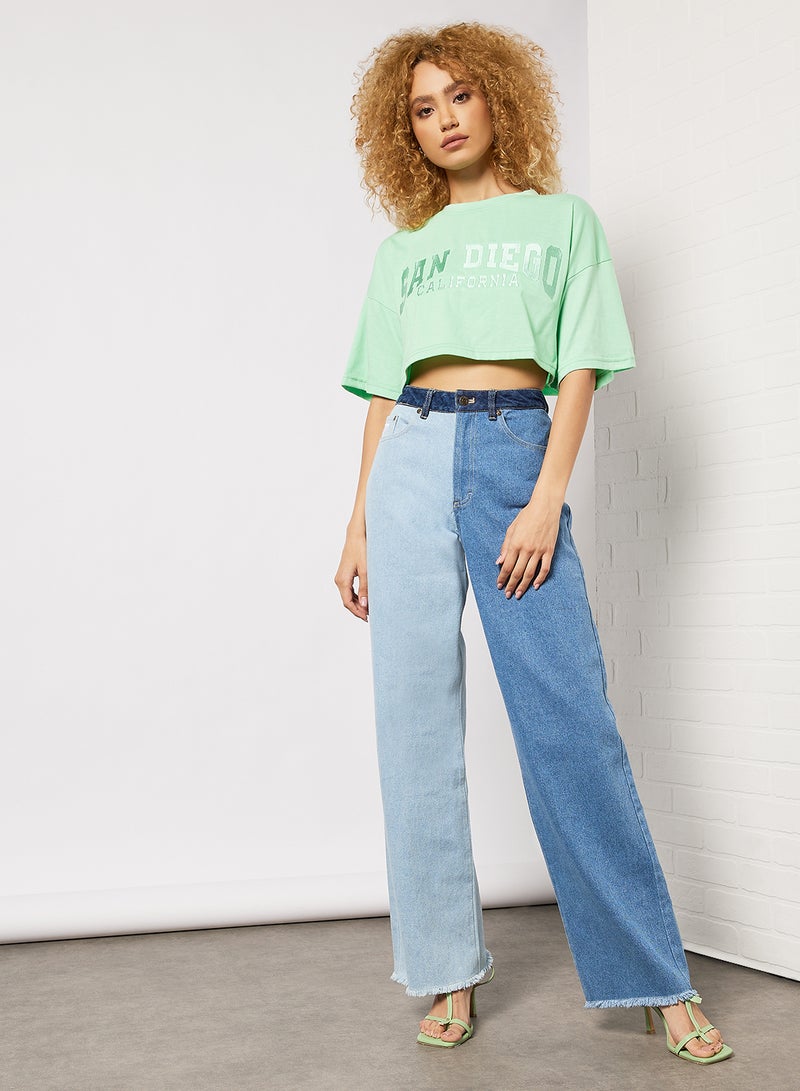 Sivvi x GenM - San Diego Crop Top Green - Image 1