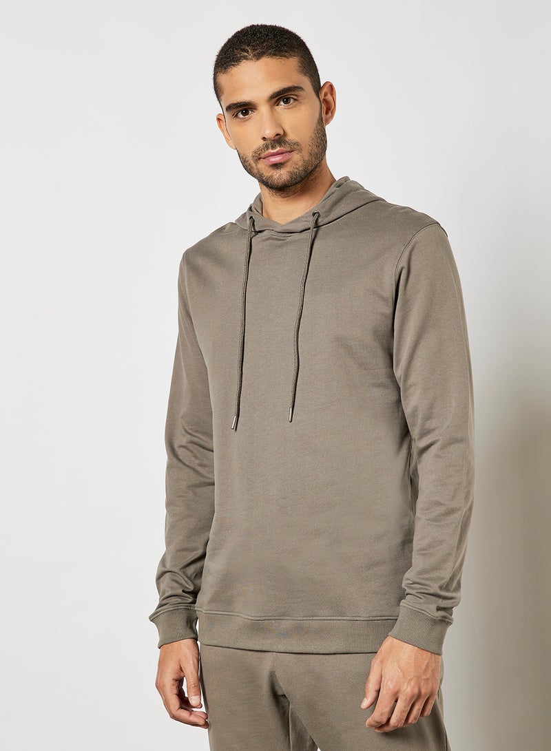 Basic Organic Cotton Hoodie Mole Grey - v1646981095/N49964465V_1