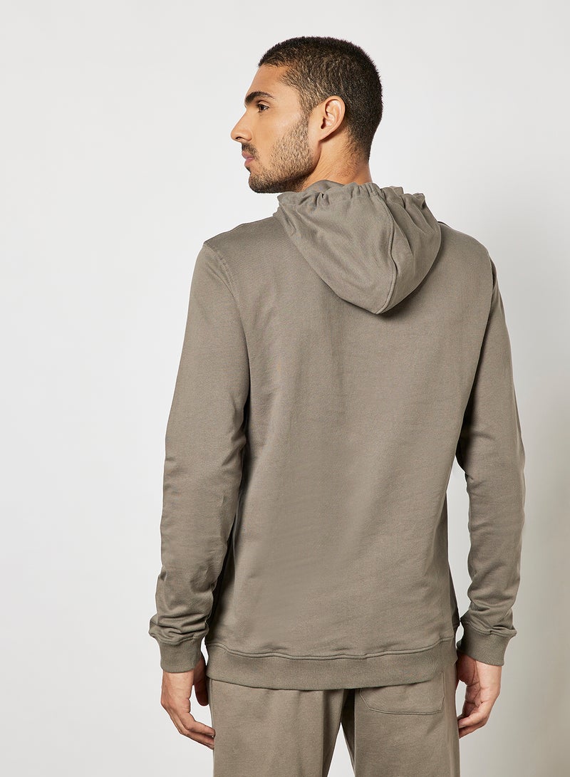 Basic Organic Cotton Hoodie Mole Grey - v1646981095/N49964465V_2