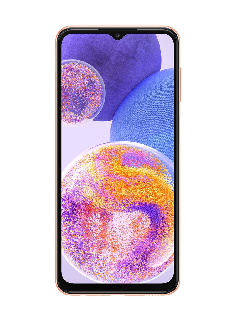 سامسونج هاتف A23 جالاكسي ثنائي الشريحة بذاكرة رام 4 جيجابايت وذاكرة داخلية 128 جيجابايت ويدعم تقنية 4G لون خوخي - إصدار الشرق الأوسط - Image 2