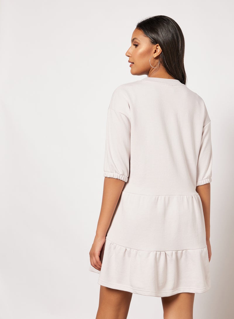 Sivvi x D'Atelier - Tiered Sweater Dress Purple - Image 1