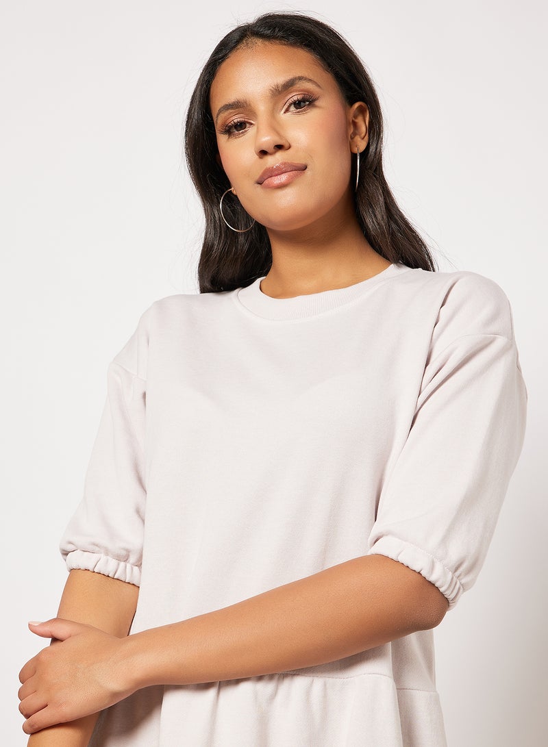 Sivvi x D'Atelier - Tiered Sweater Dress Purple - Image 1