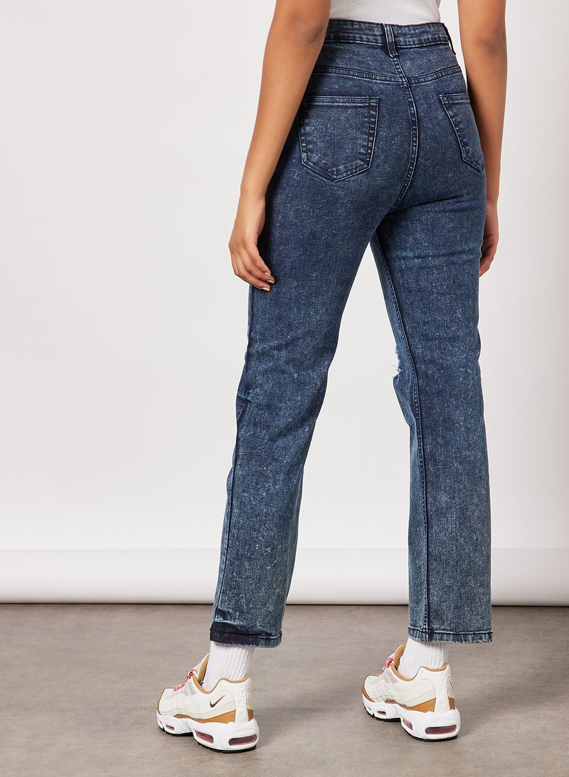 Sivvi x D'Atelier - Distressed Jeans Blue - Image 1