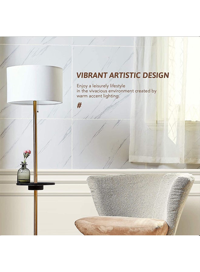 Sharpdo Multifunctional Floor Lamp Gold 60x16cm - Image 4