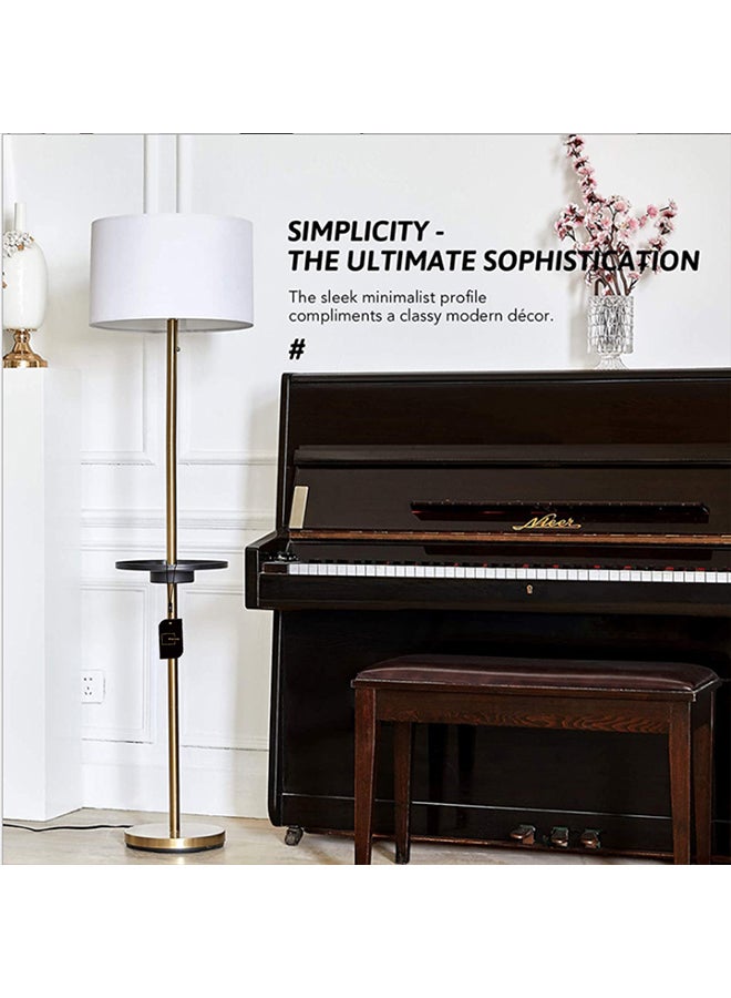 Sharpdo Multifunctional Floor Lamp Gold 60x16cm - Image 5