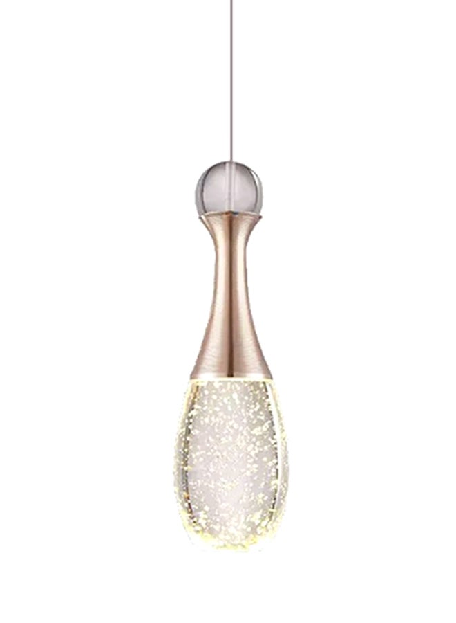 Sharpdo Single Head Perfume Bottle Hanging Light Gold 26x8.5cm  - Image 1