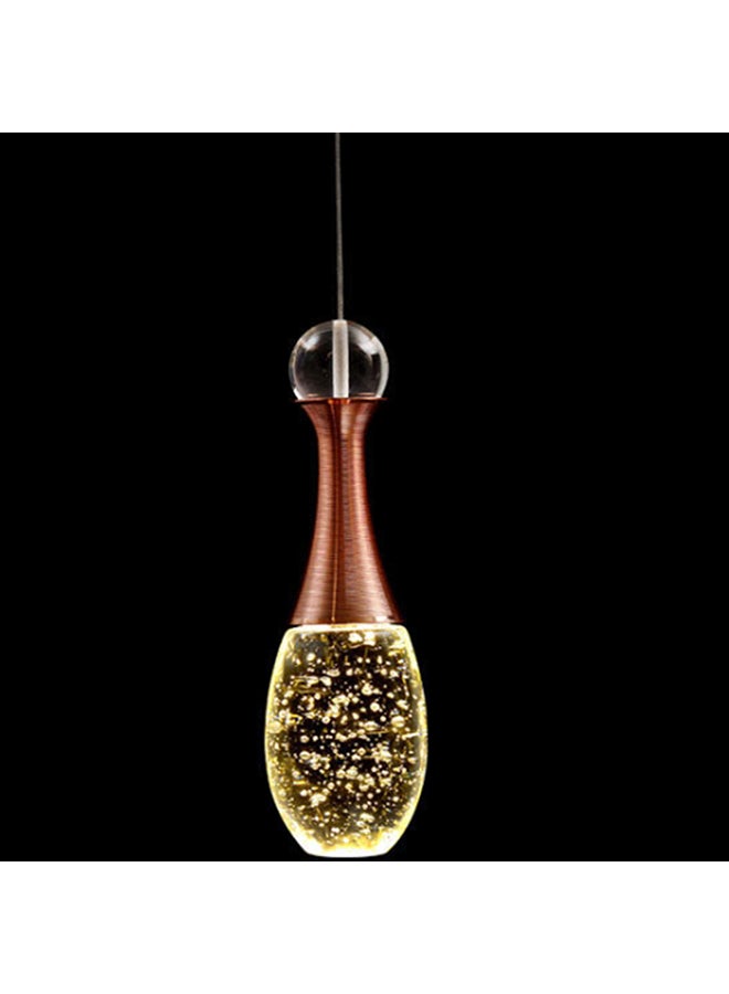 Sharpdo Single Head Perfume Bottle Hanging Light Gold 26x8.5cm  - Image 2