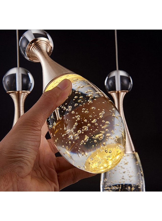 Sharpdo Single Head Perfume Bottle Hanging Light Gold 26x8.5cm  - Image 5