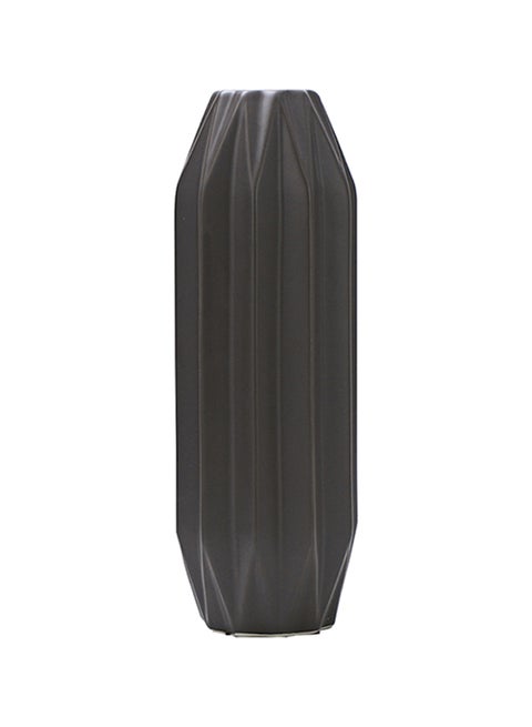 Modern Ceramic Flower Vase Grey 12x11.5x35cm