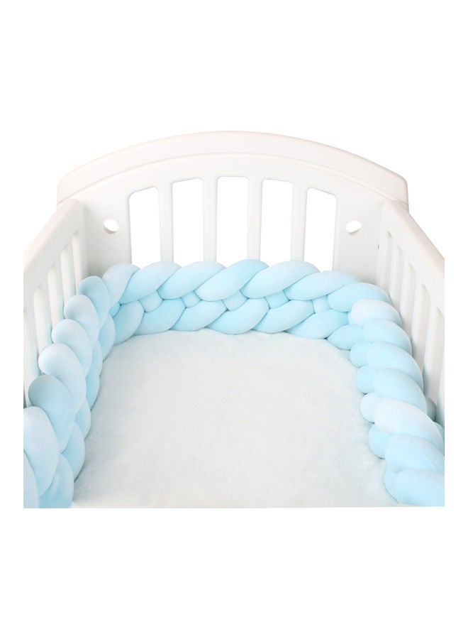 Kidle Twist Weaving 4 Strands Of Woven Strips Knotted Baby Anti-Collision Bed Surround  - Image 1
