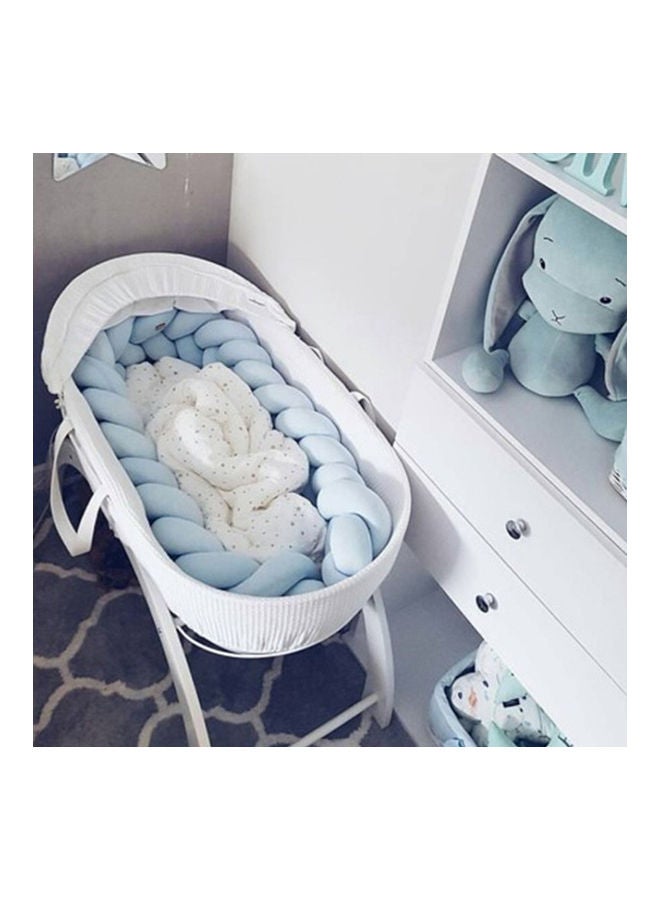 Kidle Twist Weaving 4 Strands Of Woven Strips Knotted Baby Anti-Collision Bed Surround  - Image 4