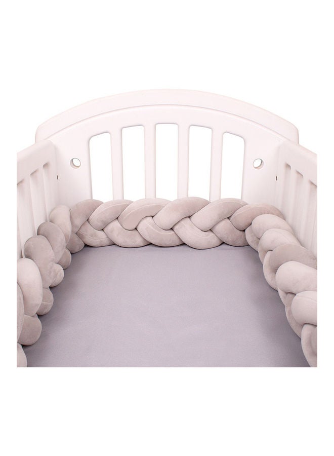 Kidle Twist Weaving 4 Strands Of Woven Strips Knotted Baby Anti-Collision Bed Surround - Image 1