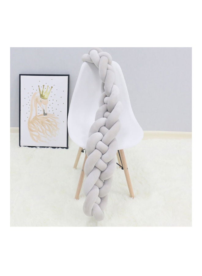 Kidle Twist Weaving 4 Strands Of Woven Strips Knotted Baby Anti-Collision Bed Surround - Image 2