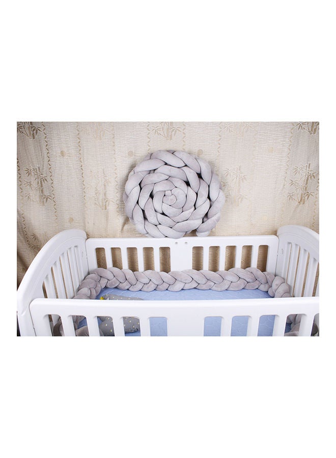 Kidle Twist Weaving 4 Strands Of Woven Strips Knotted Baby Anti-Collision Bed Surround - Image 4