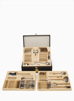 DESSINI 135-Piece Stainless Steel Cutlery Set Silver  - Image 1