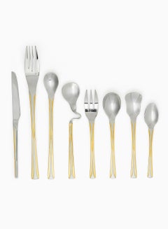 135-Piece Stainless Steel Cutlery Set Silver/Gold - v1647000472/N52165969A_2