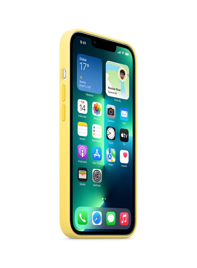 Apple iPhone 13 Pro Silicone Case With MagSafe Lemon Zest - Image 2