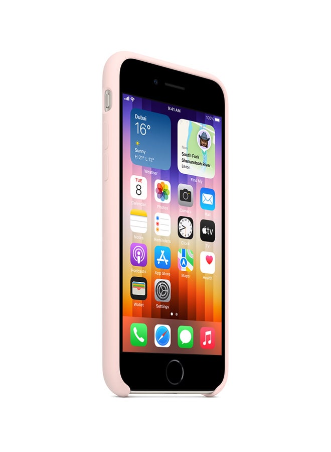 Apple - iPhone SE Silicone Case chalk pink - Image 1