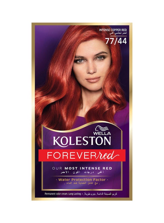 ويلا كريم صبغة كوليستون غني بالزيوت من ويلا أحمر نحاسي غني 77/44 142ملليلتر - Image 1