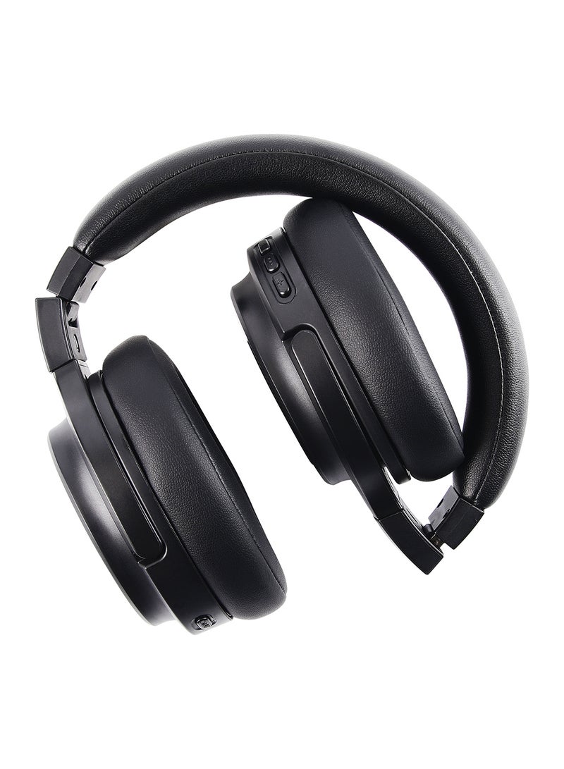 Noon East - Hush Over Ear Wireless Bluetooth Headphone - With BT 5.0, Active Noise Cancelling (ANC) Earbuds And Mic Black - Image 1