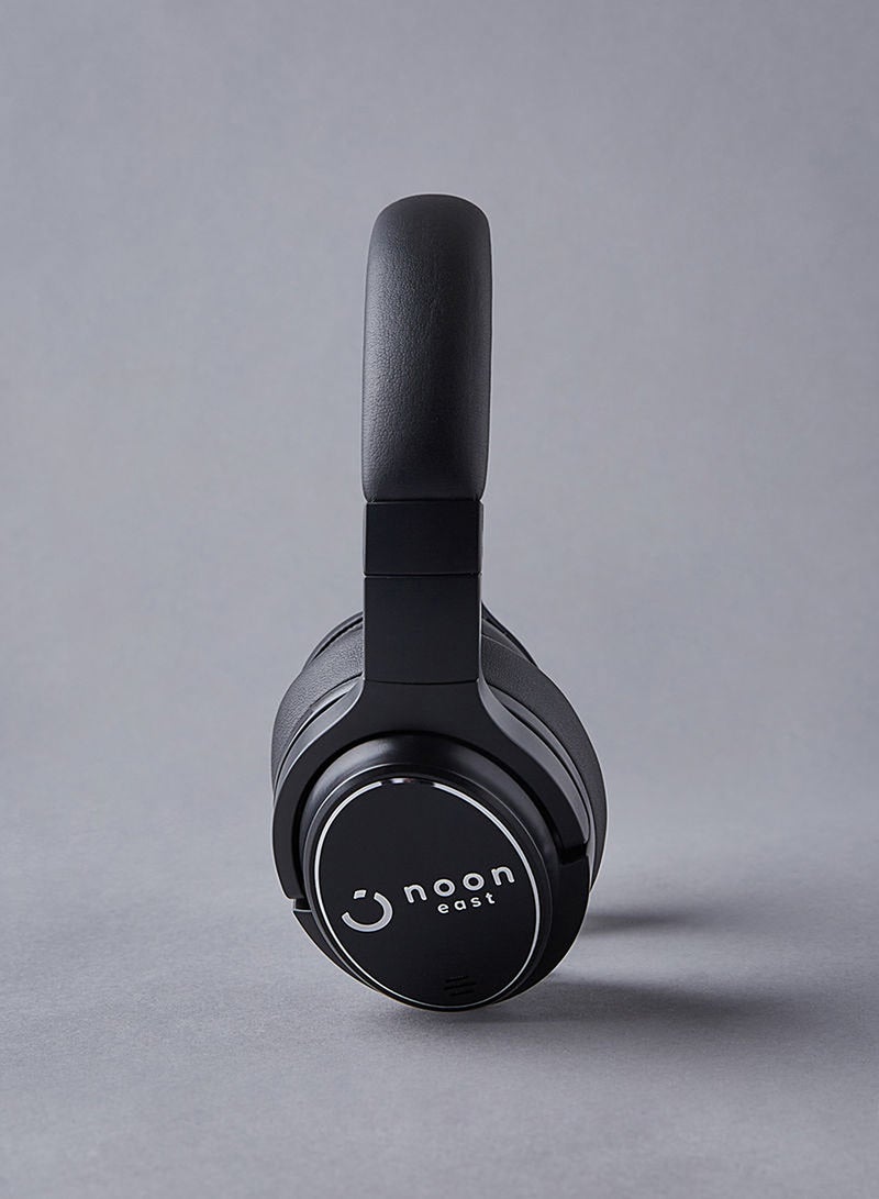 Noon East - Hush Over Ear Wireless Bluetooth Headphone - With BT 5.0, Active Noise Cancelling (ANC) Earbuds And Mic Black - Image 1