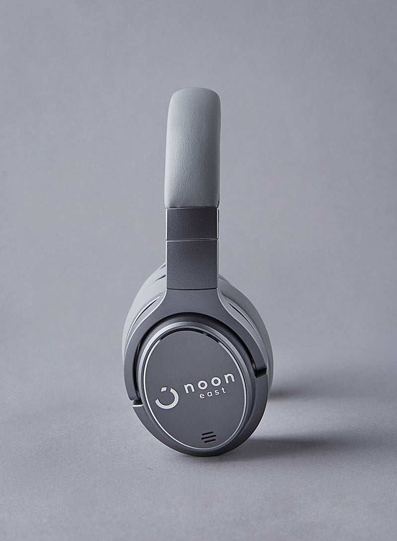 Noon East - Hush Over Ear Wireless Bluetooth Headphone - With BT 5.0, Active Noise Cancelling (ANC) Earbuds And Mic Grey - Image 1