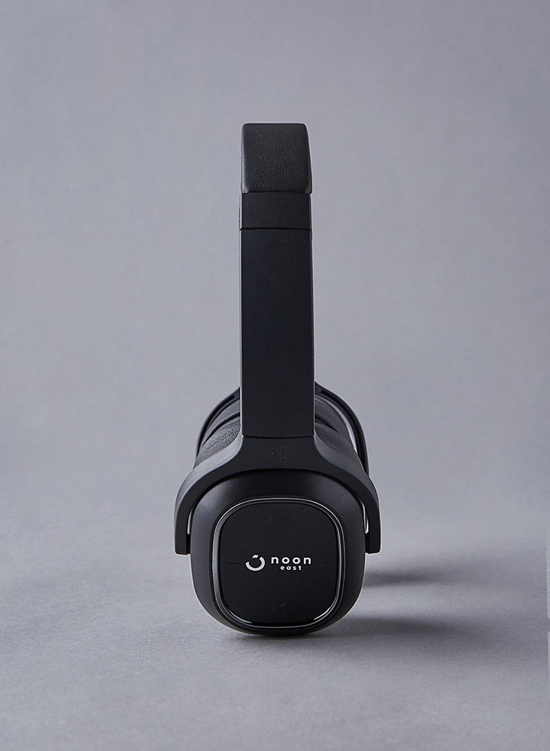 Noon East - Prodigy On Ear Wireless Bluetooth Headphone - With BT 5.0, Active Noise Cancelling (ANC) Earbuds And Mic Black - Image 1