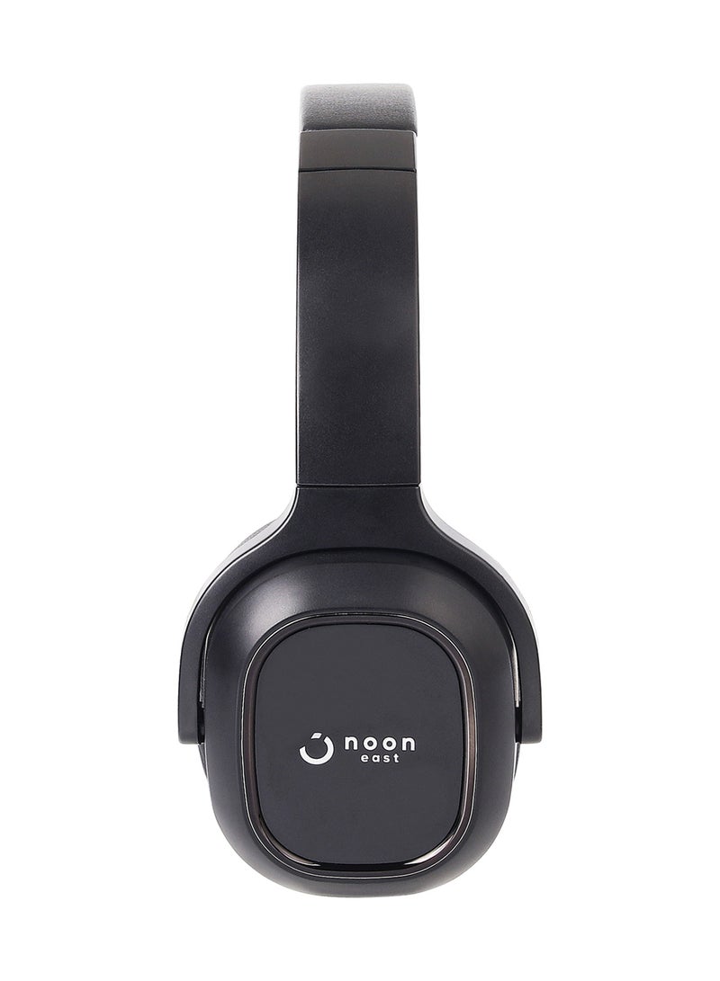 Noon East - Prodigy On Ear Wireless Bluetooth Headphone - With BT 5.0, Active Noise Cancelling (ANC) Earbuds And Mic Black - Image 1