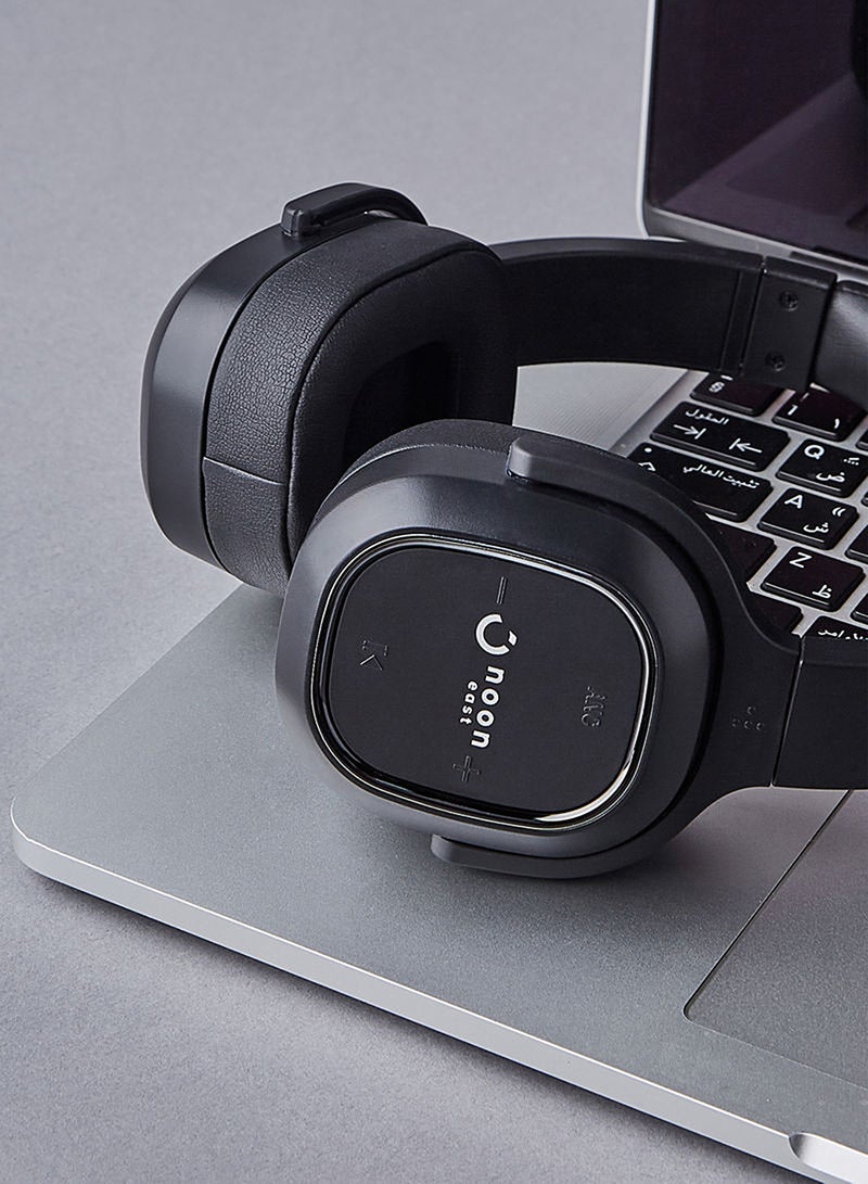 Noon East - Prodigy On Ear Wireless Bluetooth Headphone - With BT 5.0, Active Noise Cancelling (ANC) Earbuds And Mic Black - Image 1