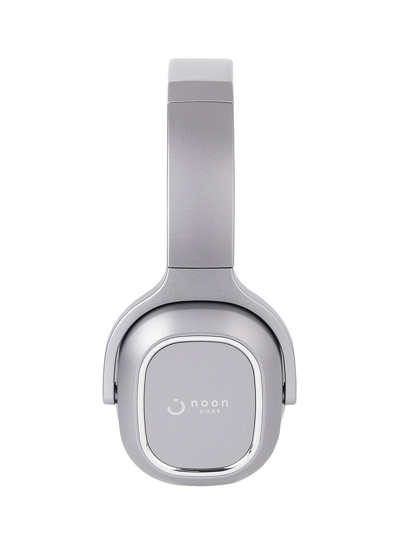 Noon East - Prodigy On Ear Wireless Bluetooth Headphone - With BT 5.0, Active Noise Cancelling (ANC) Earbuds And Mic Grey - Image 1
