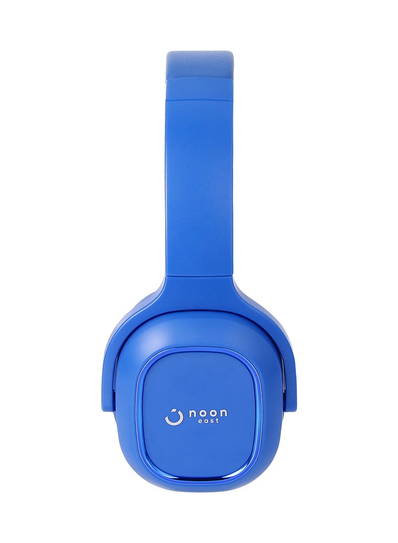Noon East - Prodigy On Ear Wireless Bluetooth Headphone - With BT 5.0, Active Noise Cancelling (ANC) Earbuds And Mic Blue - Image 1