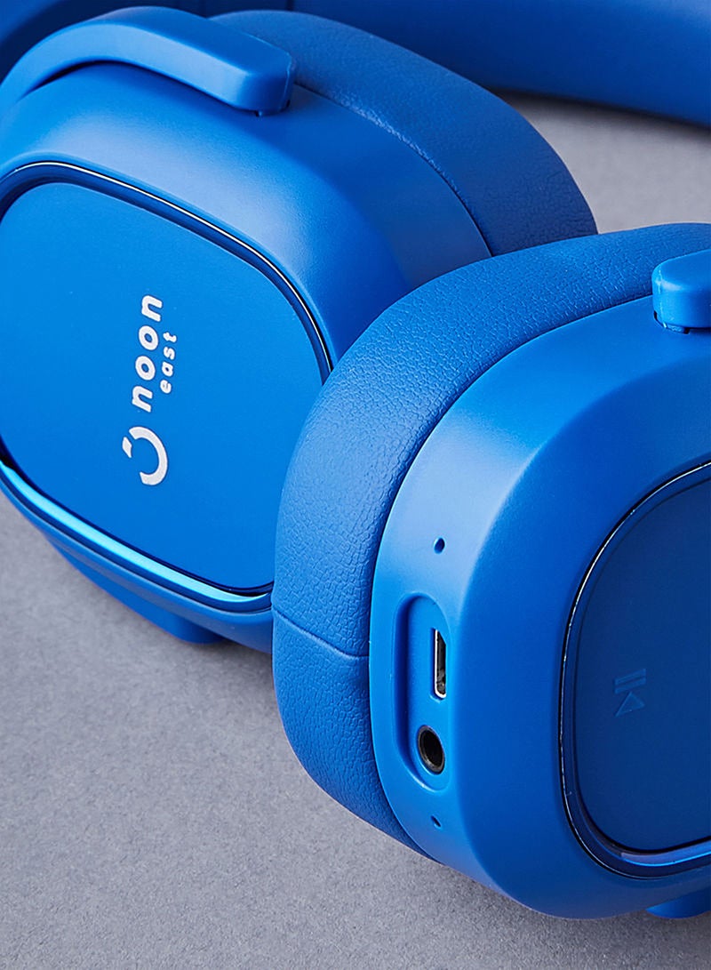Noon East - Prodigy On Ear Wireless Bluetooth Headphone - With BT 5.0, Active Noise Cancelling (ANC) Earbuds And Mic Blue - Image 1