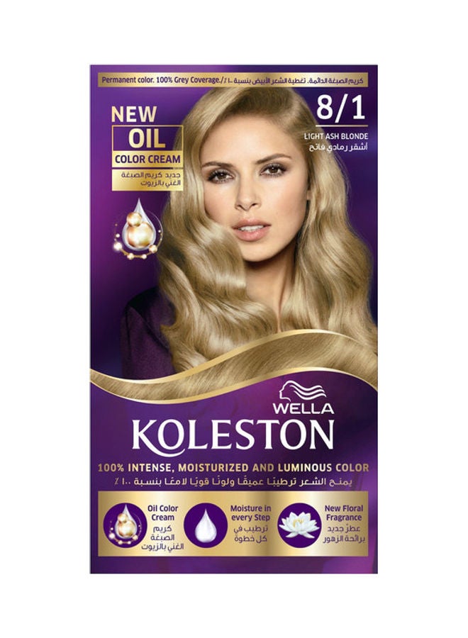 ويلا كريم صبغة كوليستون غني بالزيوت من ويلا أشقر رمادي فاتح 8/1 142ملليلتر - Image 1