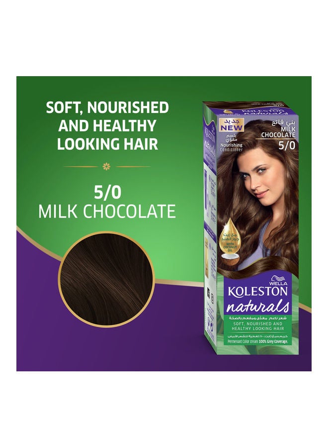 ويلا صبغة كوليستون ناتشورالز لون الشوكولاتة بالحليب 5/0 110ملليلتر - Image 2
