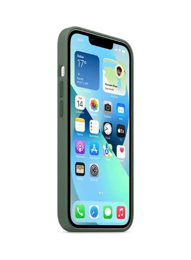 Apple - iPhone 13 Silicone Case with MagSafe eucalyptus - Image 1